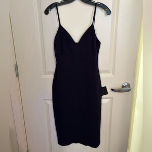 Navy cocktail dress